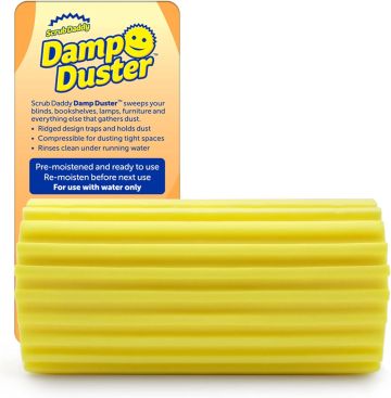 Scrub Daddy СКРАБ ДЕДИ Гъба за почистване на прах Damp Duster - жълта