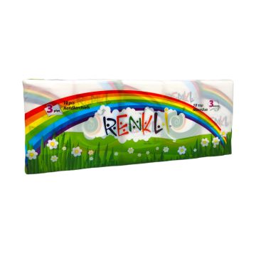 RENKLI носни кърпи – 3-пластови, ароматизирани, 10 бр.