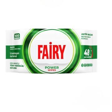 FAIRY универсални почистващи мокри кърпи с бял сапун 100 броя