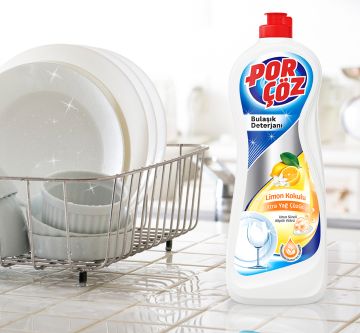 Por Coz Течен препарат за ръчно миене на съдове Лимон - 1л