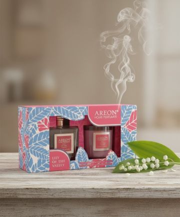 Луксозен  комплект Момина сълза – свещ и парфюм за дома (150 мл)