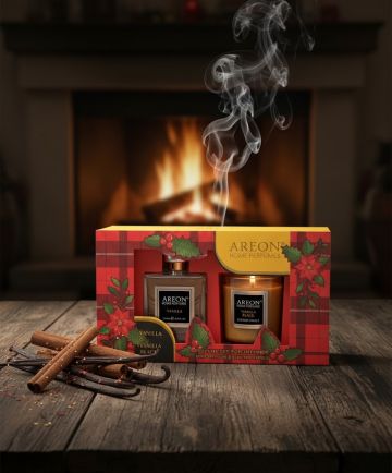 Луксозен  комплект Ванилия – свещ и парфюм за дома (150 мл)