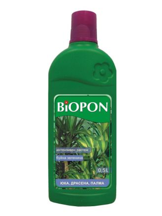 BIOPON течен тор юка, драсена, палма 0,5л