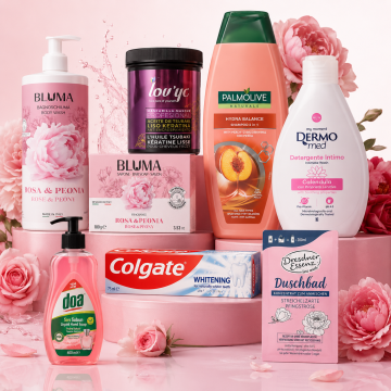 XXL Семеени Комплек Бютт Rose & Peony – 8 Продукта за Коса, Тяло и Перфектна Свежест Всеки Ден