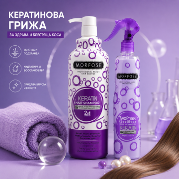 Кератинов комплект за възстановяване, сила и блясък на косата