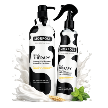 Morfose Milk Therapy Duo – Луксозен комплект за копринено мека, силна и сияйна коса