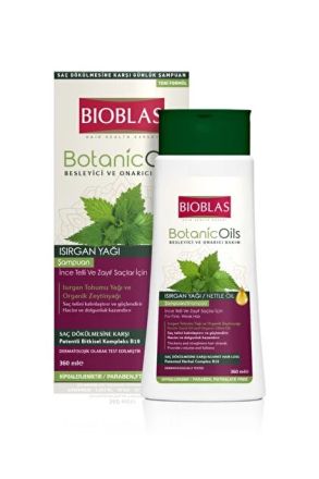  Обем и сила против косопад: Шампоан с масло от коприва Bioblas Botanic Oils Nettle Oil (360 мл)