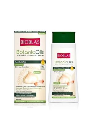 Силата на чесъна без мирис: Билков шампоан против косопад Bioblas Botanic Oils Garlic (360 мл)