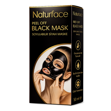 Дълбоко почистваща черна пилинг маска за лице Naturface Black Mask (100 мл) – Кажете "Сбогом" на черните точки!