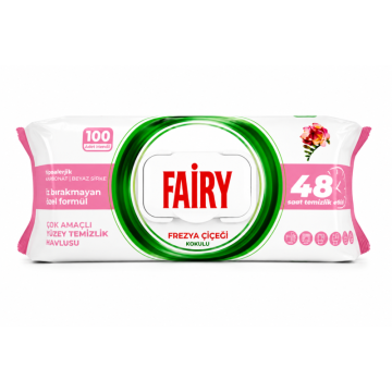 Универсални Почистващи Мокри Кърпи Fairy Фрезия(100 бр.)