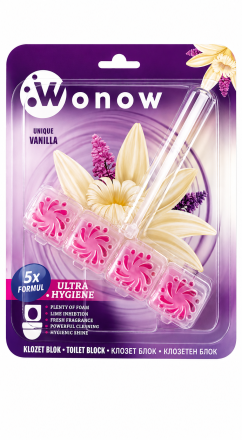 Твърдо Тоалетно Блокче Wonow Ultra Hygiene 5x Формула 50гр.