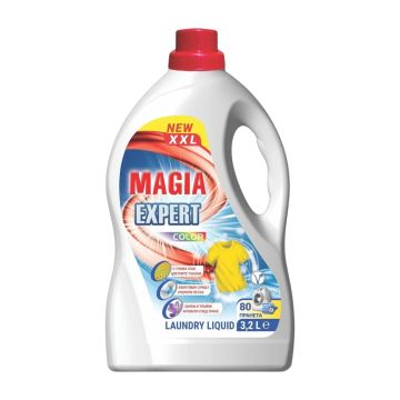 Magia Expert Color XXL – Максимална чистота и защита на цветовете (80 пранета, 3.2 л)