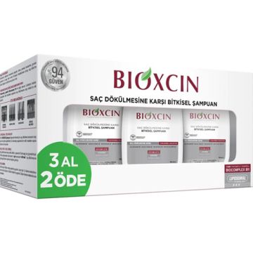 BIOXCIN CLASSIC ШАМПОАН ПРОТИВ КОСОПАД ЗА МАЗНА КОСА  300мл – ПРОМО ПАКЕТ 3 ВЗЕМИ, 2 ПЛАТИ
