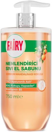 Хидратиращ течен сапун за ръце Fairy Bodrum Мандарина - 750 мл