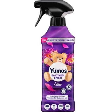 уксозен парфюм за вашите мебели и дрехи! Спрей Yumoş Лотос – Магията на чистия аромат във всяка стая.