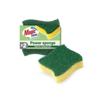 Премиум целулозни домакински гъби за силно замърсени повърхности Magic Clean, 2 бр.