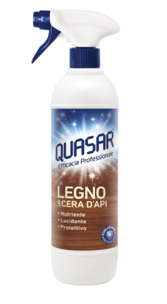 Професионален спрей за дървени мебели с пчелен восък Quasar Legno 580 мл