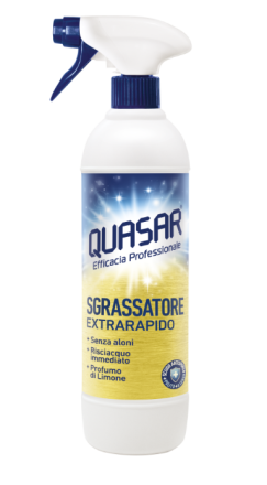 Професионален обезмаслител с лимон Quasar Sgrassatore Extrarapido - 580 мл