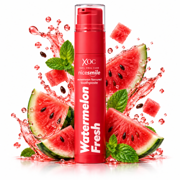Премиум паста за зъби в диспенсър XOC Nicesmile Watermelon Fresh с аромат на Диня (60 g)