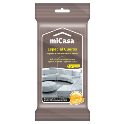 MICASA влажни кърпи за кожа с пчелен восък, 15 бр.