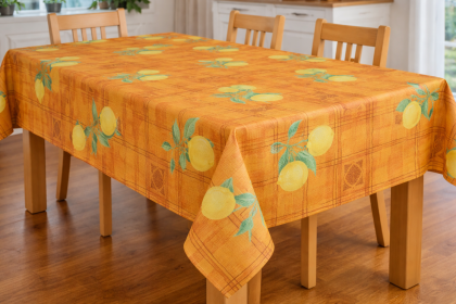 Кухненска покривка Лимони - оранж 1.50Х1.50м