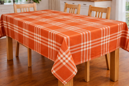 Кухненска покривка Оранжево каре 1.50Х1.50м 