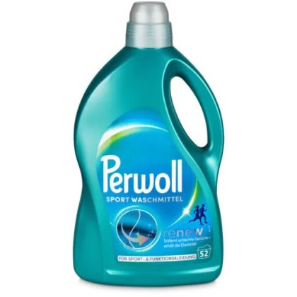 Perwoll Течен гел за цветно пране Sport (светло син) – 2970 мл