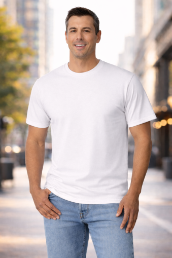 Мъжка тениска GILDAN gi65000 - къс ръкав, високо качество! 