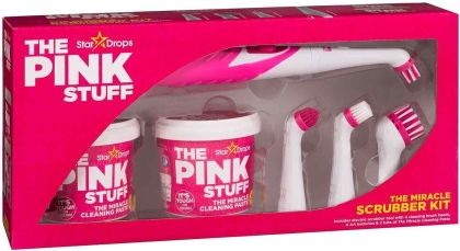 The Pink Stuff магическа паста + 4 четки – комплект за дълбоко почистване