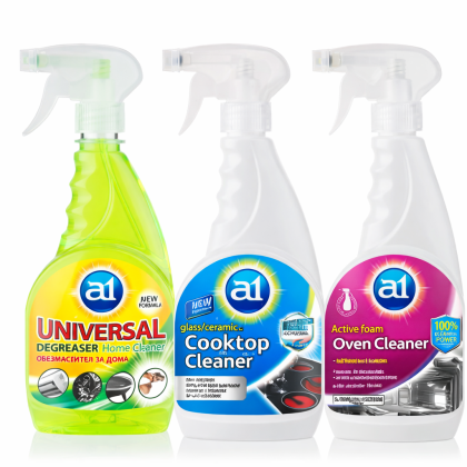 Сет почистващи препарати A1 за кухнята