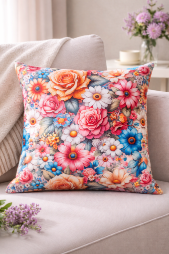 Декоративна Калъфка за Възглавница 45х45см - Пролет