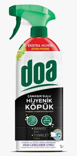 ДОА Спрей/Пяна за почистване с белина – 1 л