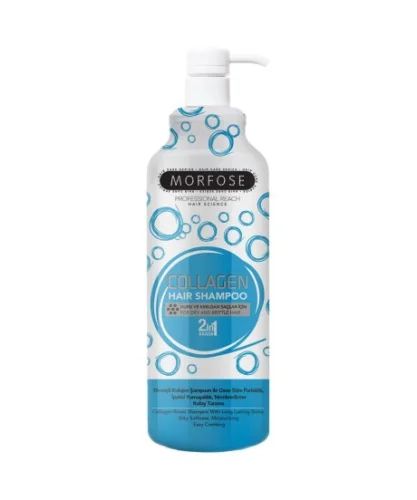 Професионален шампоан с колаген Morfose Collagen Hair Shampoo 2 in 1 – За плътност, еластичност и блясък на косата 1000 мл