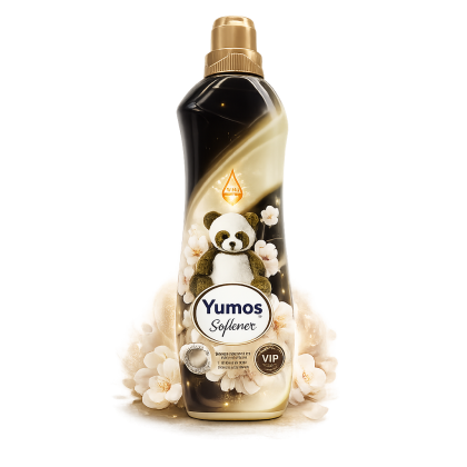 Yumos Омекотител 1л – Amber (Кехлибар) | Луксозен парфюмен аромат и дълготрайна свежест