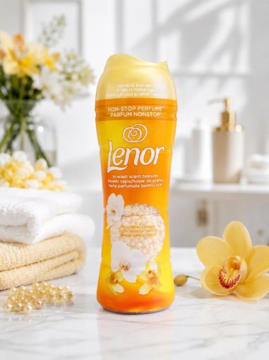 Парфюмни перли за пране Lenor Gold Orchid & Vanilla (Златна орхидея и ванилия) 270гр.