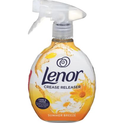Кажете "Сбогом" на ютията! Спрей против гънки Lenor Crease Releaser Summer Breeze (500 мл) – Лесно изглаждане за секунди!