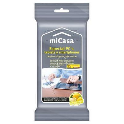 MICASA влажни кърпи за PC, таблети и смартфони, 15 бр