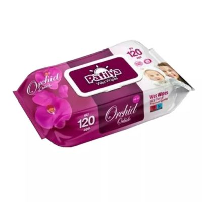 PAFILYA Мокри кърпи с Орхидея – 120 бр.