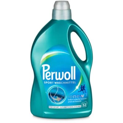 Perwoll Течен гел за цветно пране Sport (светло син) – 2970 мл
