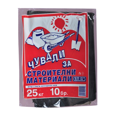 Чувал „Строителни материали“ 60×90 см – LDPE, 150 μm