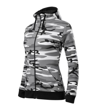 Дамски суитшърт Camo Zipper C20 - стил и топлина!