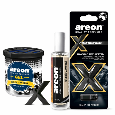 Луксозен Сет Черен Кристал за кола