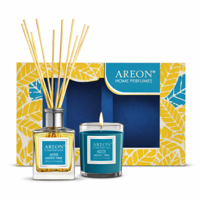 Луксозен комплект Мистично дърво – свещ и парфюм за дома (150 мл)