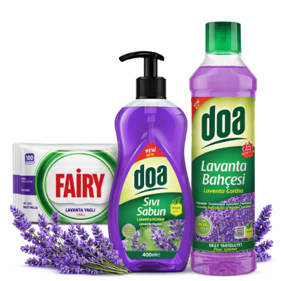 Сет „Лавандулова свежест“ – Пълна грижа за дома