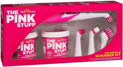 The Pink Stuff магическа паста + 4 четки – комплект за дълбоко почистване