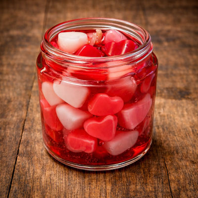 Романтична страст – ароматна соева свещ