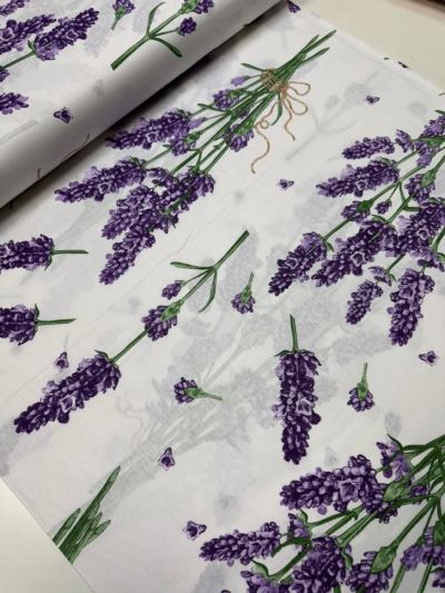 Памучни калъфки Ранфорс 50х70см Лавандула (комплект 2 броя) 