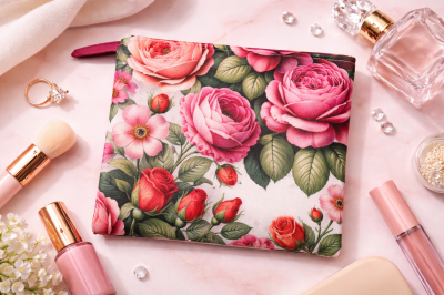 Козметичен несесер „Кадифени рози“ – елегантност в детайла
