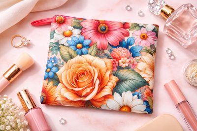 Козметичен несесер „Цветна съблазън“ – елегантност в детайла