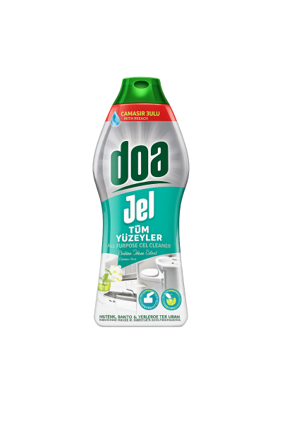 DOA гел за почистване с белина и бял сапун 750 мл – мощна хигиена и свежест